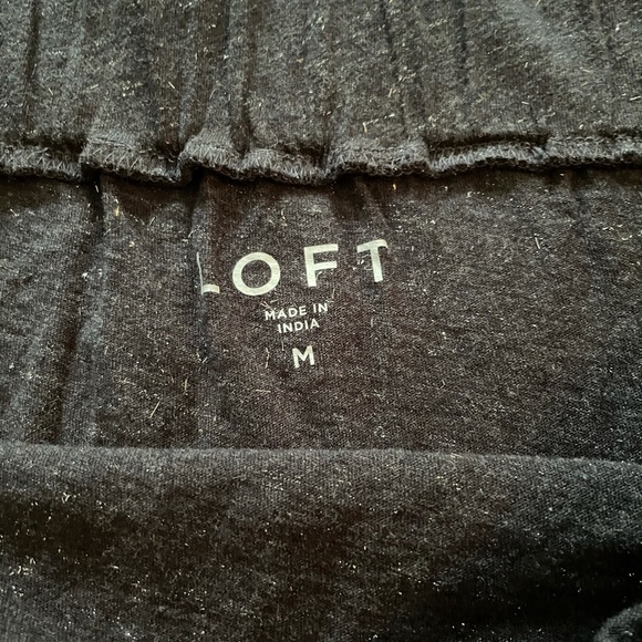 LOFT Navy sparkle off-shoulder top - Picture 3 of 4